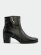 Softies Leather Women's Ankle Boots Black