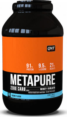 QNT Metapure Zero Carb Whey Isolate Whey Protein with Flavor Coconut 2kg