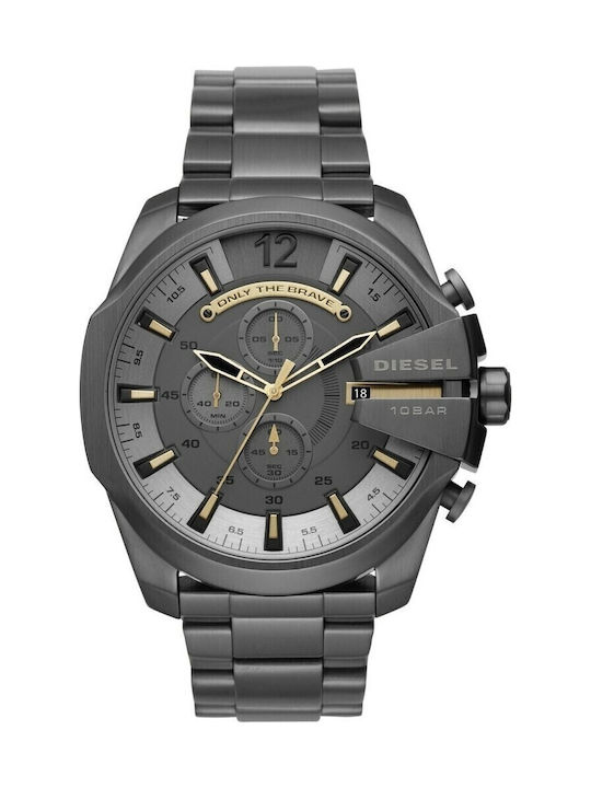Diesel Mega Chief Herrenuhr 51mm Chronograph Ba...