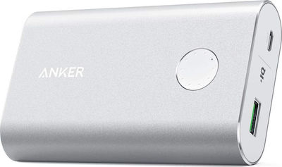 Anker PowerCore+ 10050mAh mit USB-A Anschluss Schnellaufladung 3.0 Silber