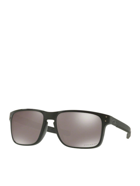 Oakley Holbrook Mix Bărbătești Ochelari de soare cu Negru Cadru și Negru Polarized Oglindă Lentilă