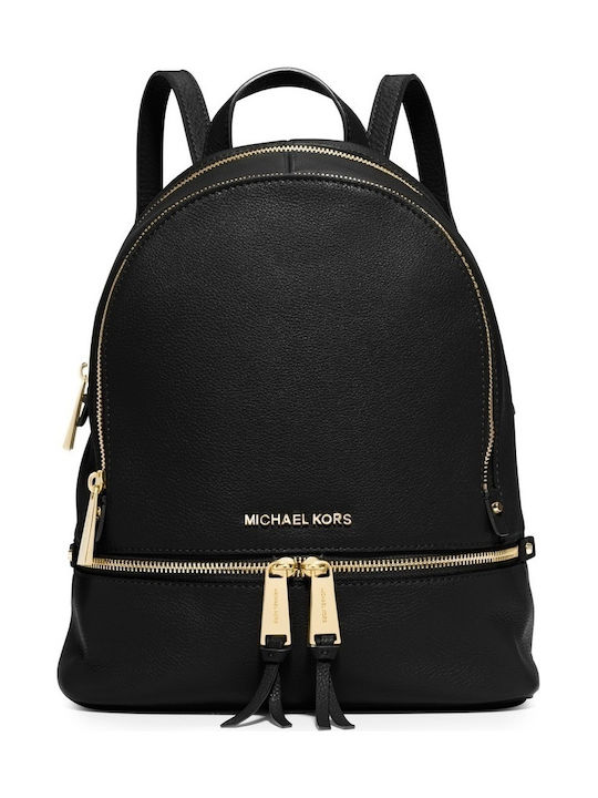 Rhea De piele Geantă de damă Rucsac Neagră