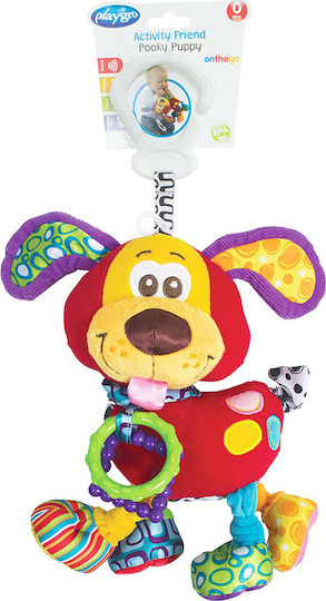 Playgro Anhänger Spielzeug für Auto mit Beißring Friend Pooky Puppy für 0++ Monate 0181200