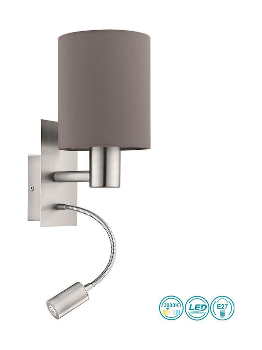 Eglo Pasteri Modern Wall Lamp with Socket E27 S...