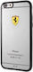 Ferrari Back Cover Plastic Black for iPhone 6/6s Plus
