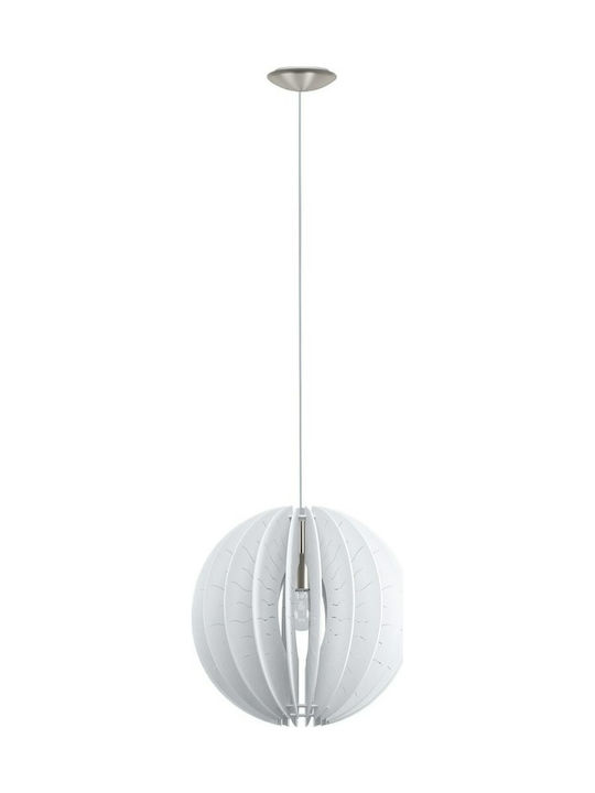 Eglo Fabessa Pendant Light Single-Light for Socket E27 White