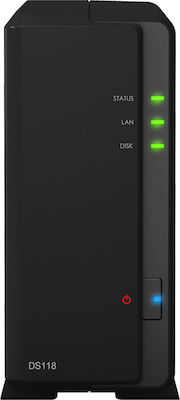 Synology DiskStation DS118 NAS Turm für eine HDD/SSD