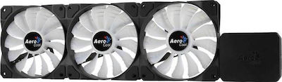 Aerocool P7-F12 Pro Case Fan 120mm με RGB Φωτισμό και Σύνδεση 4-Pin PWM 3τμχ