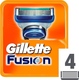 Gillette Fusion Manual Λεπίδες Ανταλλακτικά για Ξυραφάκι 4τμχ