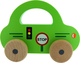 Joueco Vehicle Wooden Car Light Green made of Wood Lahani