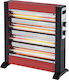 LX-1602 Quartz Heater with Thermostat 2400W Red