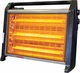 Luxell LX-2830 Quartz Heater with Thermostat and Fan 1800W Black