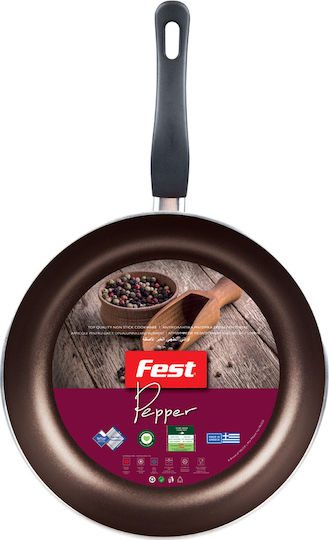 Fest Adânc Pepper Tigaie din Aluminiu cu Strat Antiaderent 24cm