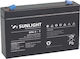SunLight SPA 6-7 Μπαταρία UPS με Χωρητικότητα 7Ah και Τάση 6V