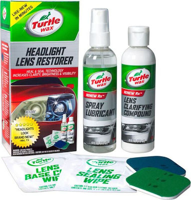 Turtle Wax Salbe Reinigung für Scheinwerfer Headlight Lens Restorer Kit