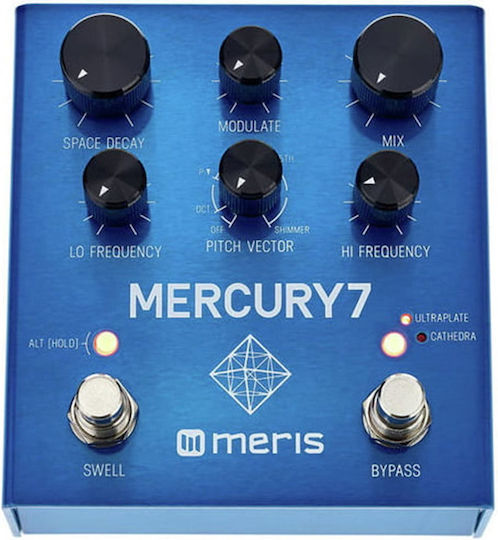 Meris Mercury 7 Pedale Wirkung Nachhall Elektroakustische Instrumente, E-Gitarre und E-Bass