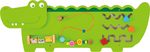 Viga Toys Baby Toy Wall Game 'Crocodile' made of Wood for 12++ Months