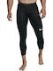Nike Pro 3/4 Training Tights Men's Sports Capri Leggings Black