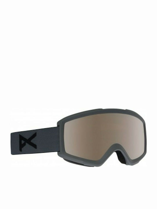 Anon Helix 2.0 Ski & Snowboard Goggles Kids Silver with Lens in Gray Color