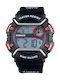 Xonix Digital Uhr Chronograph Batterie mit Schwarz Kautschukarmband NX-006