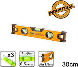 Ingco HSL08030 Αλφάδι Αλουμινίου 30εκ. με 3 Μάτια
