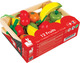 Janod Fruits & Vegetables Toy Ξύλινο Καφασάκι με 12 Φρούτα made of Wood for 3+ Years Old 12pcs J05610