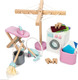Le Toy Van Wooden Furniture Set Laundry Room Furniture for Dollhouse