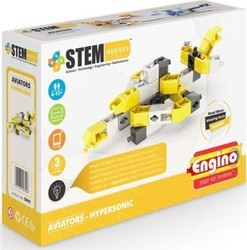 Engino Plastic Construction Toy STEM Heroes Aviators Hypersonic for Children 6+ years old+ Years Engino Plastic Construction Toy STEM Heroes Aviators Hypersonic for Children 6+ years old+ Years
