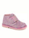 Kinderstiefeletten mit Klettverschluss Rosa