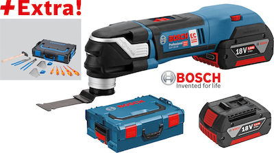 Bosch GOP 18V-28 Professional Oszillierend Elektrisches Multifunktionswerkzeug Brushless 2x5Ah mit Geschwindigkeitsregelung