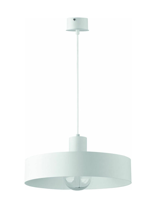 Viokef Norton Pendant Light Single-Light for Socket E27 White