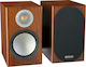 Monitor Audio Silver 50 Hi-Fi Lautsprecher Buch selbst 100W 2 Anzahl von Fahrern B16.5xT24xH27cm. Walnuss