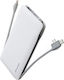 Awei P51K Power Bank 10000mAh με Θύρα USB-A Λευκό