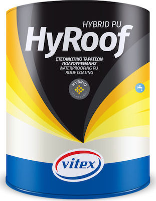 Vitex Hyroof Hybrid PU Ελαστομερές Ακρυλικό Επαλειφόμενο Στεγανωτικό Πολυουρεθάνης 3lt Λευκό