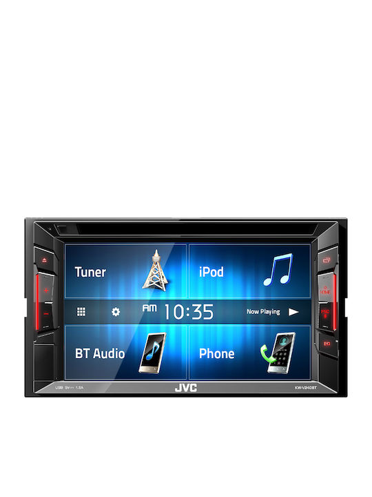 JVC KWV240BT Ηχοσύστημα Αυτοκινήτου Universal 2DIN (Bluetooth/USB) με