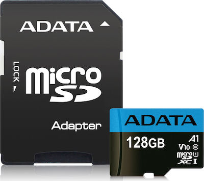 Adata Premier microSDXC 128GB Clasa 10 U1 V10 A1 UHS-I cu adaptor