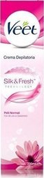 Veet Silk & Fresh Κρέμα Αποτρίχωσης Σώματος με Γάλα Λωτού & Γιασεμί για Κανονικές Επιδερμίδες 200ml