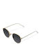 Meller Yster Unisex Sunglasses with Gold Metal Frame and Black Polarized Lens Y-GOLDCAR