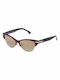 Lozza Women's Sunglasses with Burgundy Frame and Brown Lens SL4071M 99NG