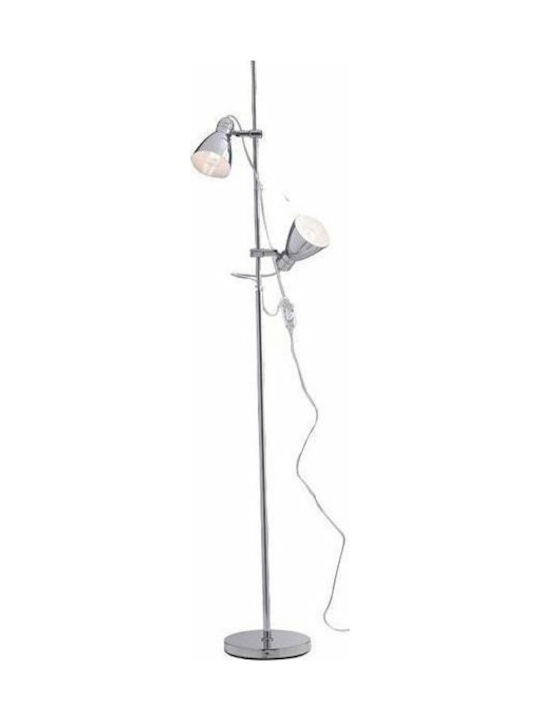 Fan Europe Lemonde PT Floor Lamp H153.5xW33cm. with Socket for Bulb E27 Silver I-LEMONDE-PT