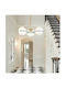 Viokef Ferero Pendant Light White with Socket E27 60x600cm