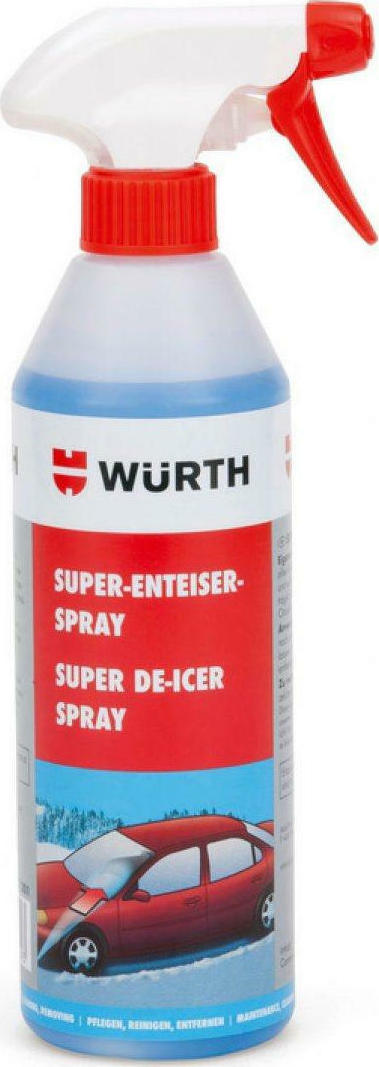 Wurth Liquid Protection for Windows Super De-Icer Spray 500ml