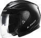 LS2 Infinity OF521 Jet Helmet with Sun Visor 1250gr Black KR3530