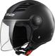 LS2 Airflow OF562 Solid Jet Helmet 950gr Black