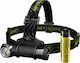 NiteCore Headlamp LED Waterproof IP68 with Maximum Brightness 1800lm HC33