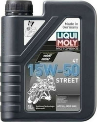 Liqui Moly Motorbike 4T Semisintetic Ulei de motocicletă pentru motoare în patru timpi 15W-50 1lt