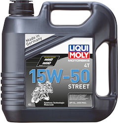 Liqui Moly Motorbike 4T Street Ulei Sintetic 15W-50 4L