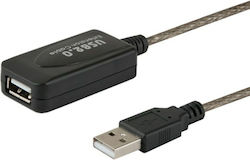 Savio CL-76 USB 2.0 USB-A Terminal A în USB-A female Terminal B 5m