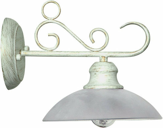 ARlight CW 2226 AG Klassisch Leuchte Wand mit Fassung E27 Weiß 20x19.5cm