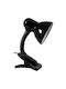 ARlight HD 108 Office Lamp with Flexible Arm for Socket E27 and Clip in Black Color